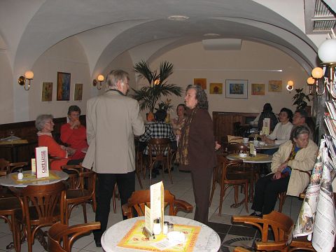 Vernissage im Cafe Linse 01.04.2006