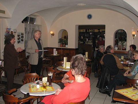 Vernissage im Cafe Linse 01.04.2006